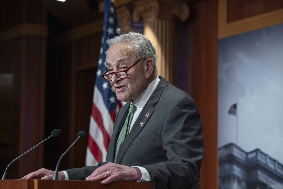 JAV Senato daugumos lyderis Chuck Schumer.