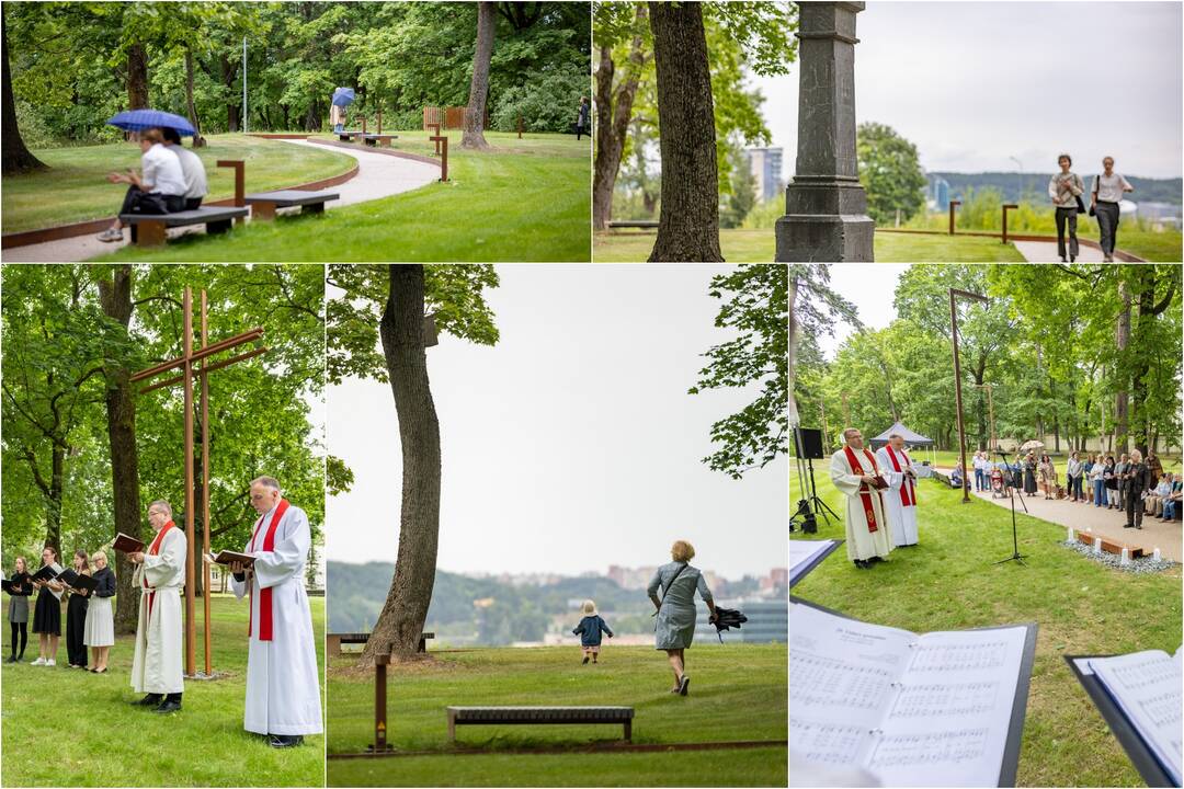 Liuteronų sodo atidarymas po rekonstrukcijos, Vilnius.