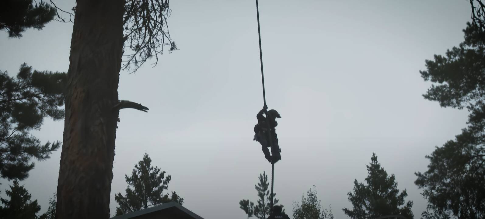 Lietuvos specialiųjų pajėgų pratybos.