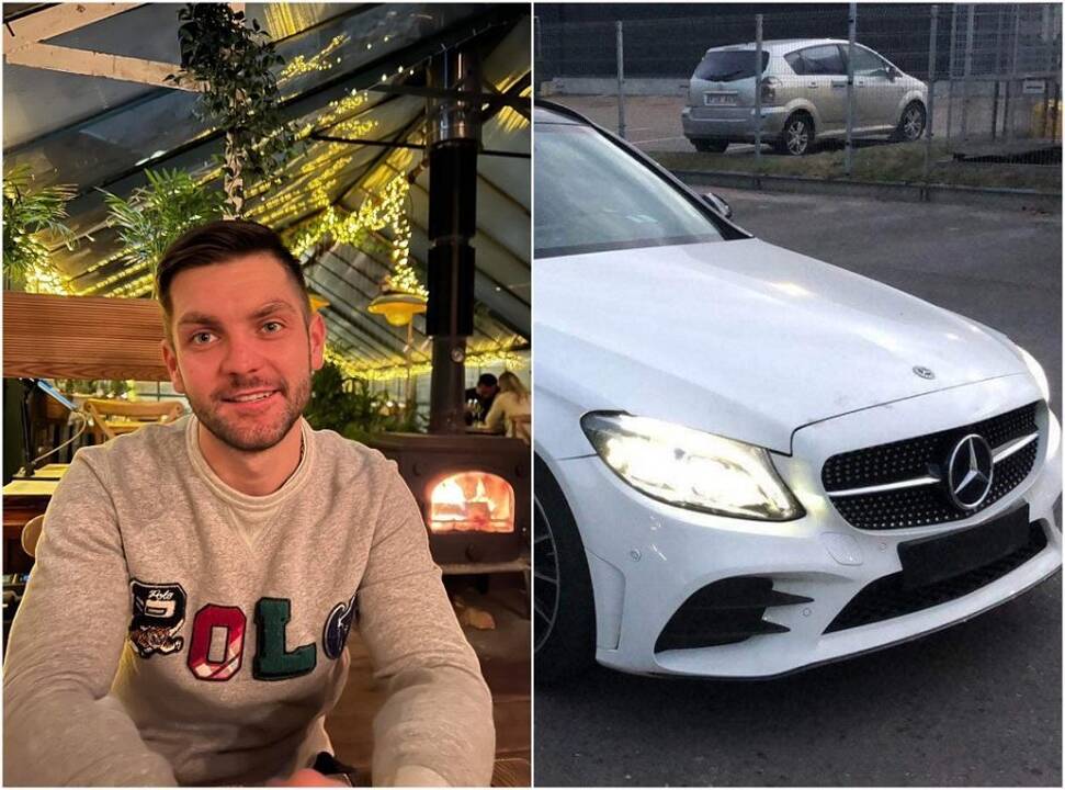 Rastas Šventosios upėje nuskendusio vyro „Mercedes-Benz“ automobilis   