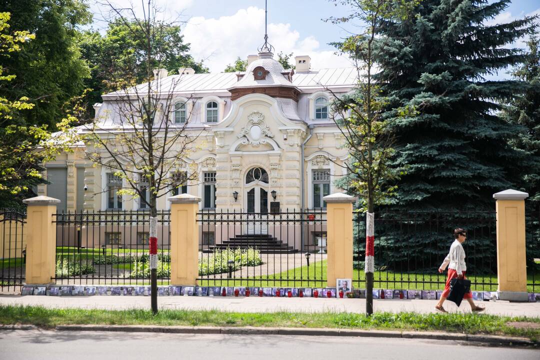 Solidarumo akcija Vilniuje M. Znakui palaikyti.