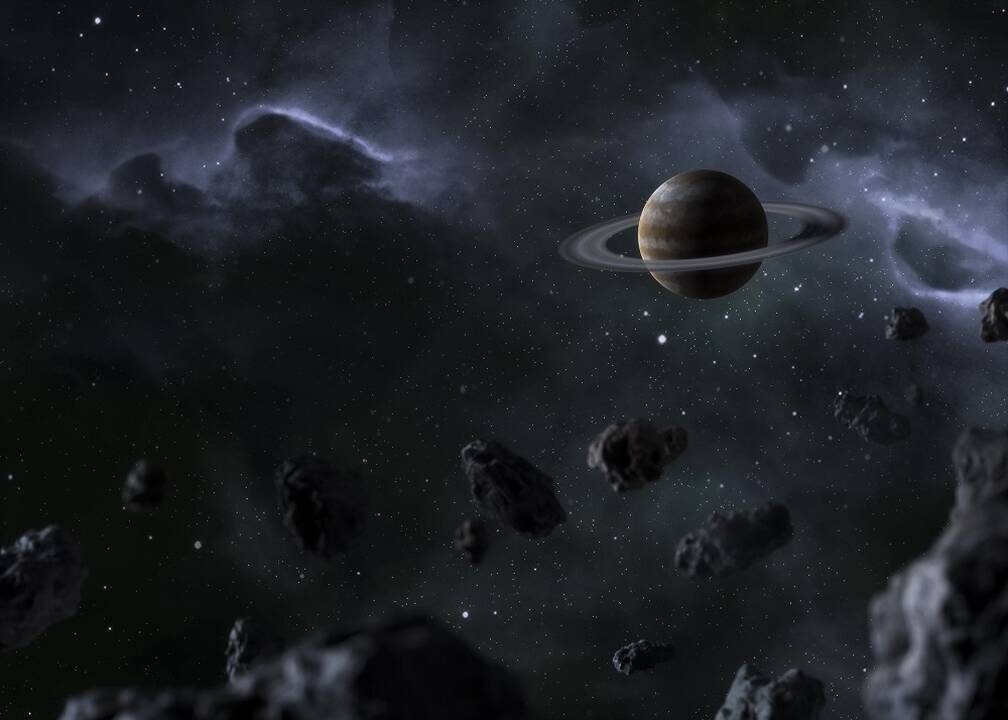 Startavo Europos kosmoso misija JUICE, skirta Jupiterio lediniams mėnuliams tyrinėti