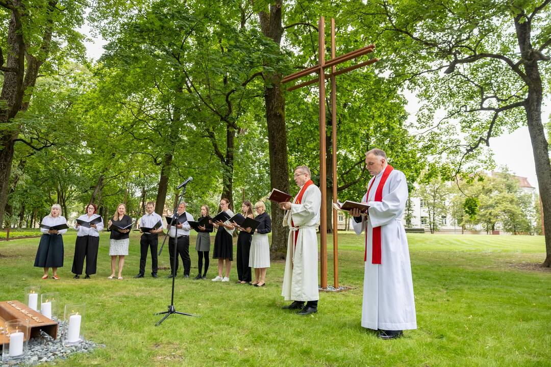 Liuteronų sodo atidarymas po rekonstrukcijos, Vilnius.