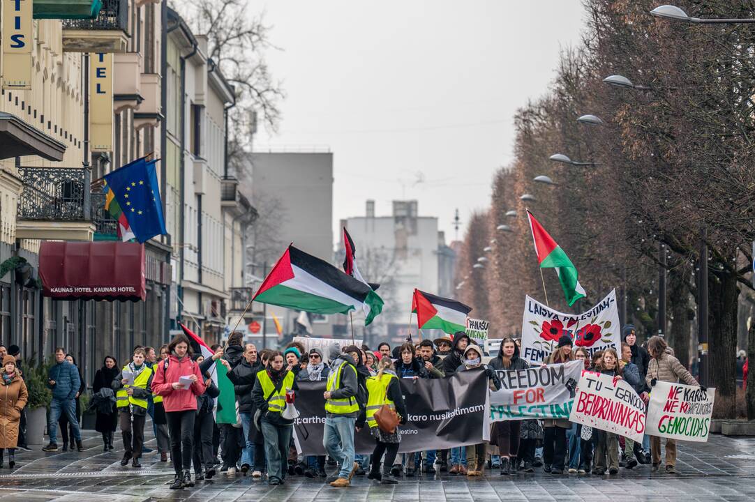 Eitynės „Laisvė Palestinai“ Kaune