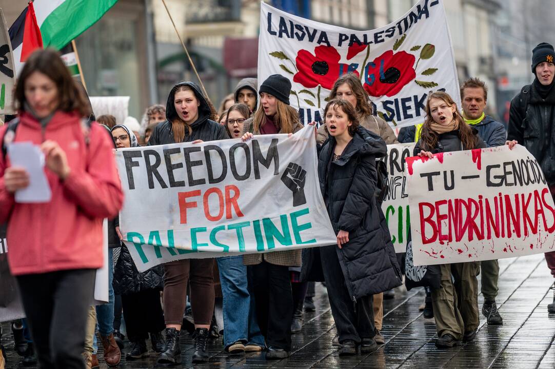 Eitynės „Laisvė Palestinai“ Kaune