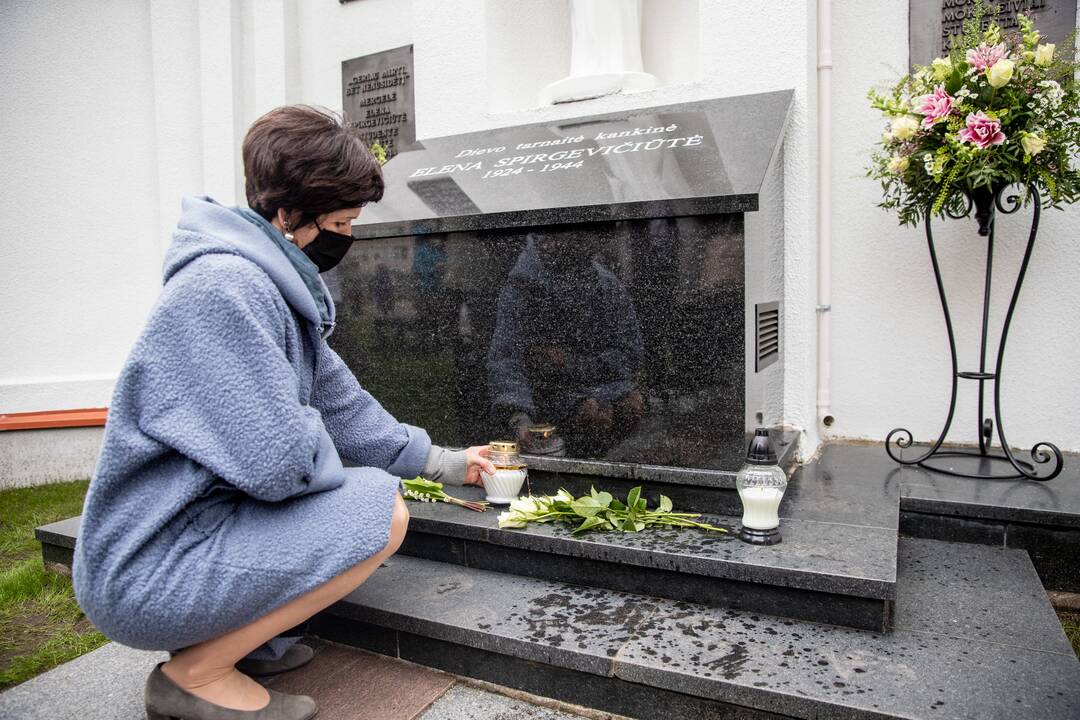 Dievo tarnaitės E. Spirgevičiūtės palaikų perlaidojimas