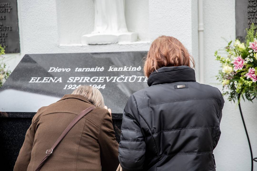 Dievo tarnaitės E. Spirgevičiūtės palaikų perlaidojimas