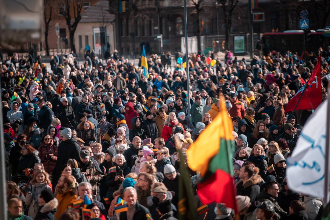 Kauniečiai minėjo Kovo 11-osios šventę