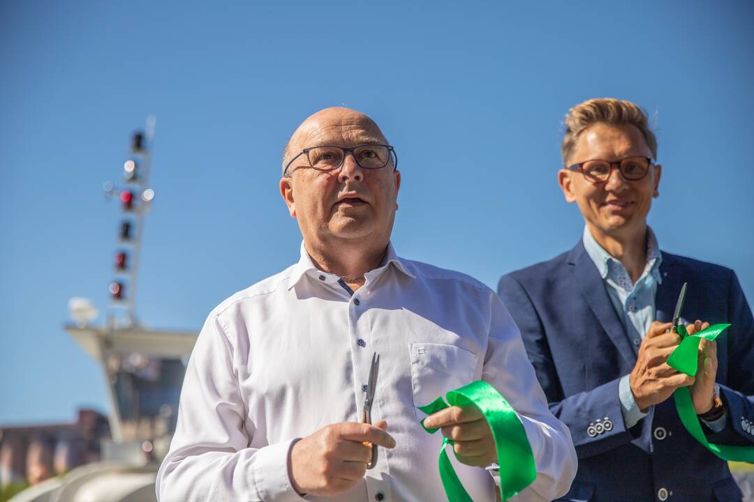 Kaune pristatytas pramoginis laivas „Žalgiris“