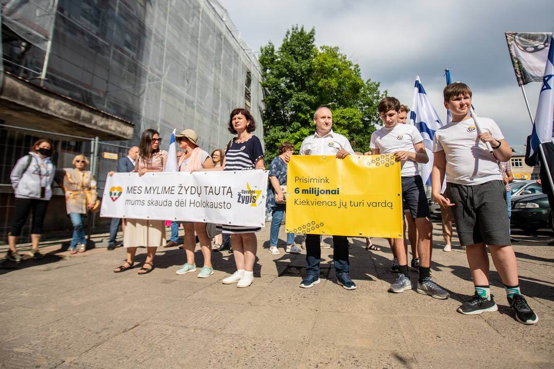 "Lietūkio" garažo žudynių 80-ųjų metinių minėjimas Kaune