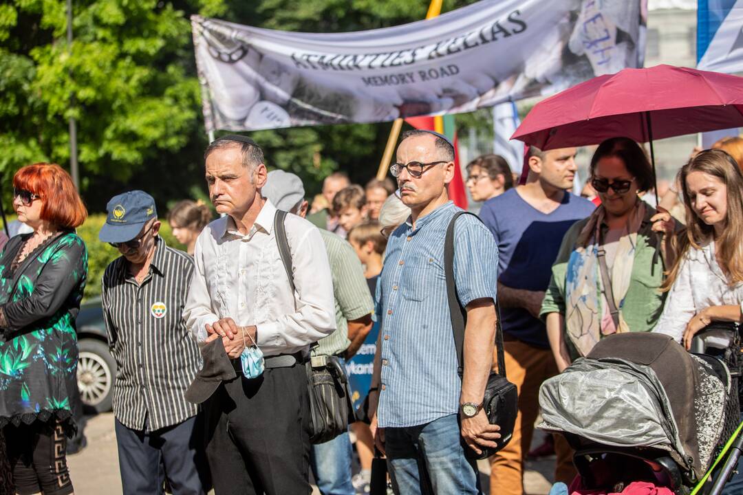 "Lietūkio" garažo žudynių 80-ųjų metinių minėjimas Kaune