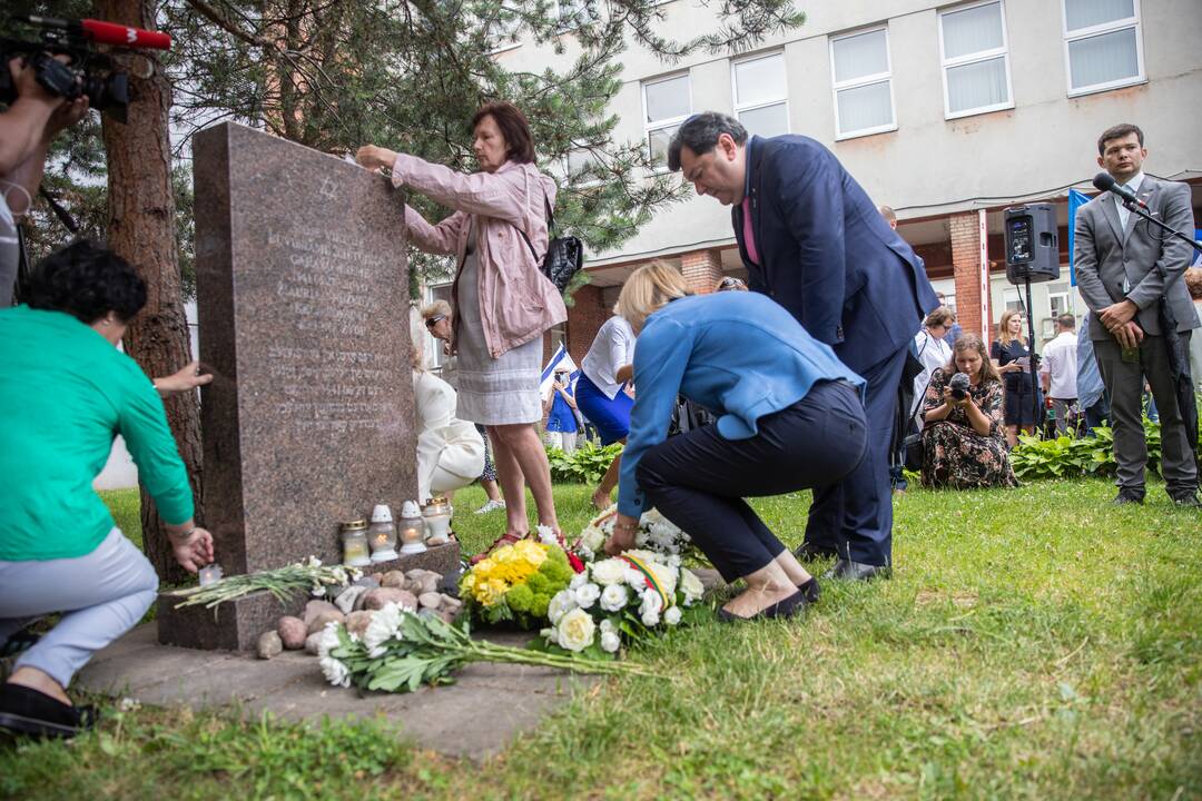 "Lietūkio" garažo žudynių 80-ųjų metinių minėjimas Kaune