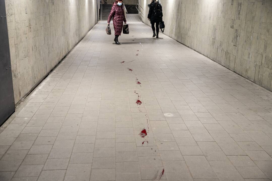 Kraujo klanas prie Kauno autobusų stoties