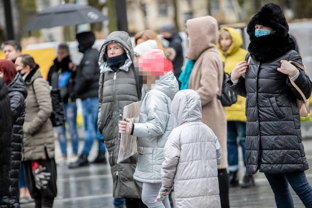 Tėvų protestas prieš vaikų testavimą