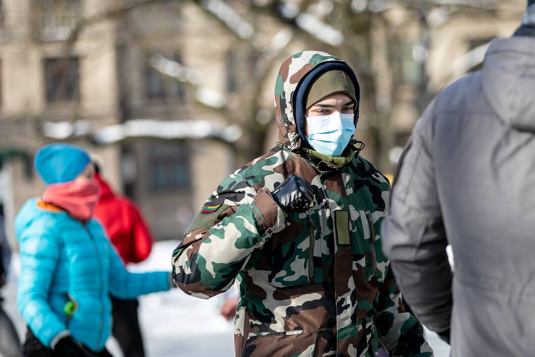 Sporto entuziastų protestas persikėlė prie Kauno miesto savivaldybės