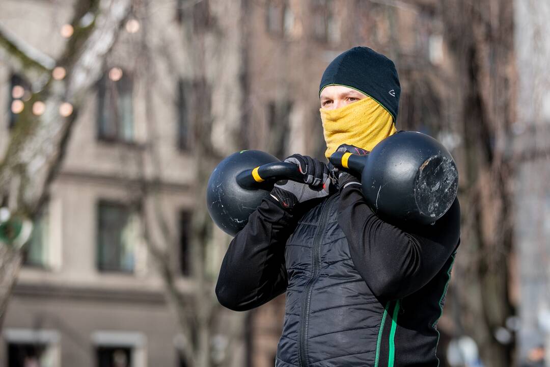 Sporto entuziastų protestas persikėlė prie Kauno miesto savivaldybės