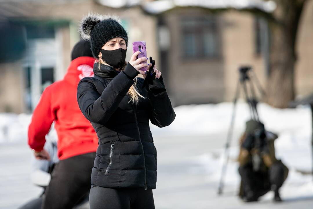 Sporto entuziastų protestas persikėlė prie Kauno miesto savivaldybės