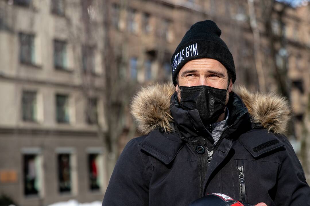 Sporto entuziastų protestas persikėlė prie Kauno miesto savivaldybės