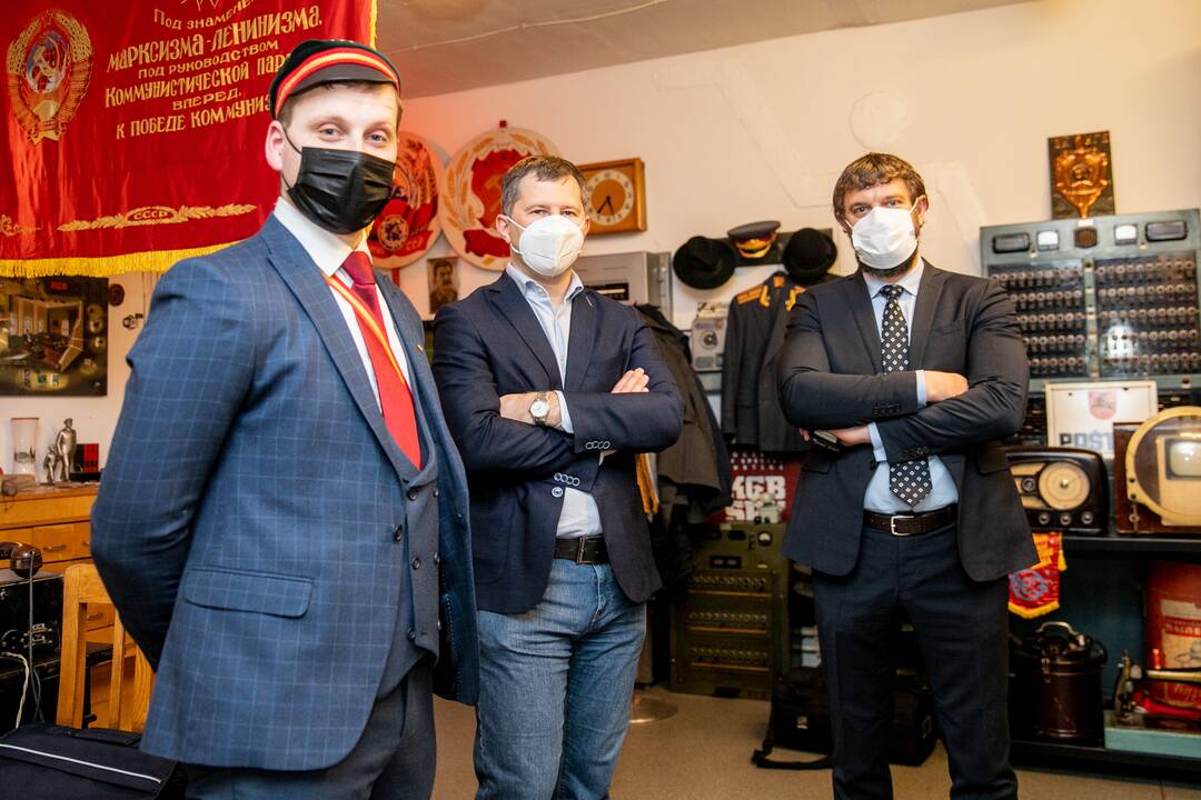 „Atominiame bunkeryje“ atkurtos tarpukario Kauno žydų parduotuvės