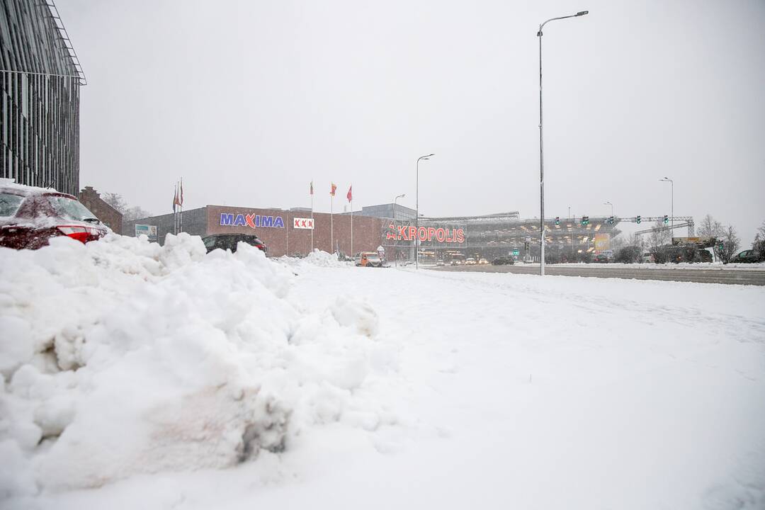 Po gausaus snygio Kaune – sudėtingos eismo sąlygos