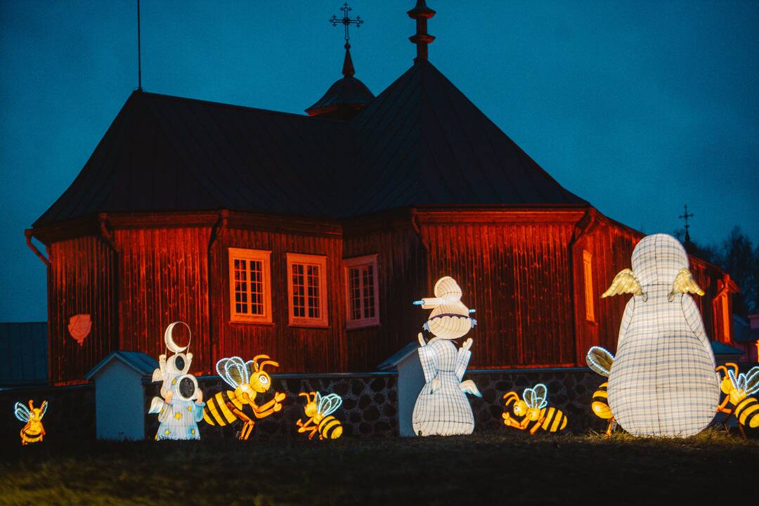 Šviesų-žibintų festivalis Rumšiškėse