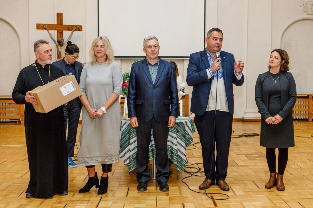 Ukrainiečių padėka lietuviams