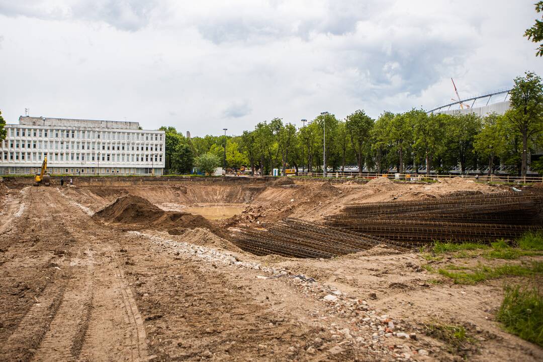 Darbų eiga Kauno Dariaus ir Girėno stadione