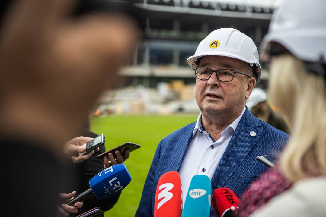 Darbų eiga Kauno Dariaus ir Girėno stadione