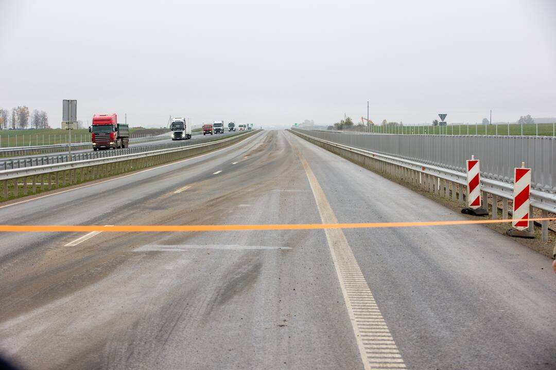 „Via Baltica“ ruožo nuo 72,50 iki 79 km. atidarymas