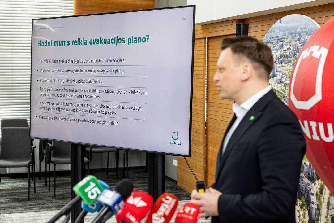 Pristatomas Vilniaus miesto gyventojų evakuacijos planas