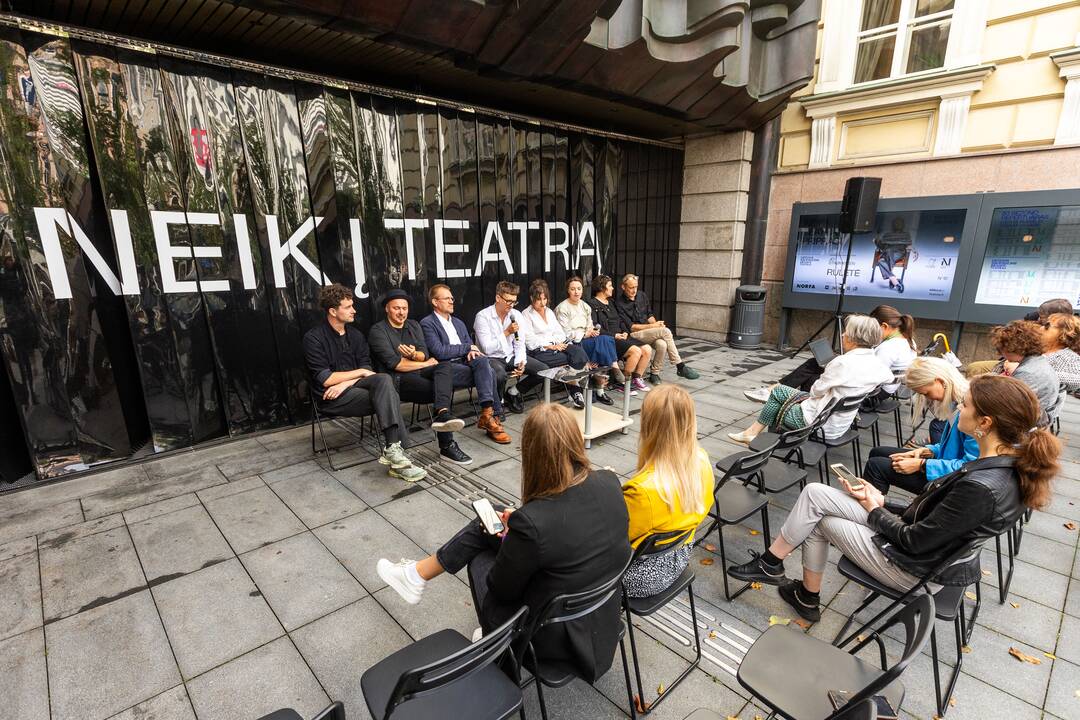 Lietuvos nacionalinio dramos teatro 84 sezono spaudos konferencija