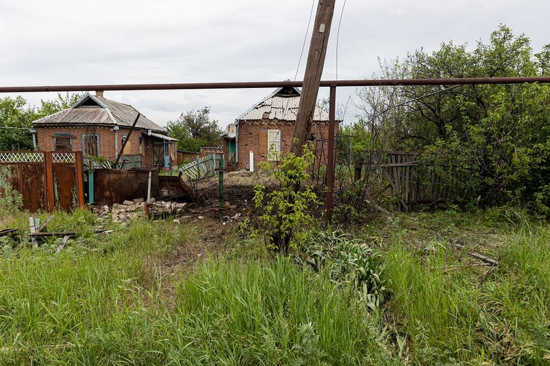 Rusija tvirtina užėmusi du Ukrainos pafrontės kaimus