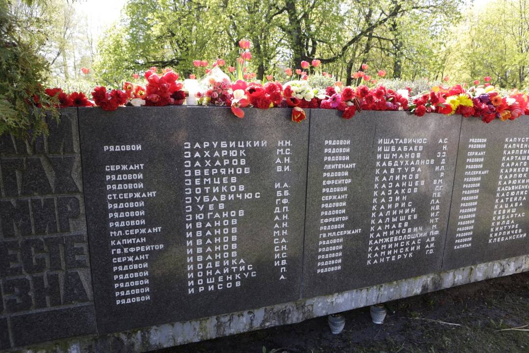 Minėjimas: iki Rusijos plataus masto įsiveržimo į Ukrainą Klaipėdoje prie sovietų karių memorialo kasmet gegužės 9-ąją buvo švenčiama vadinamoji pergalės diena. 