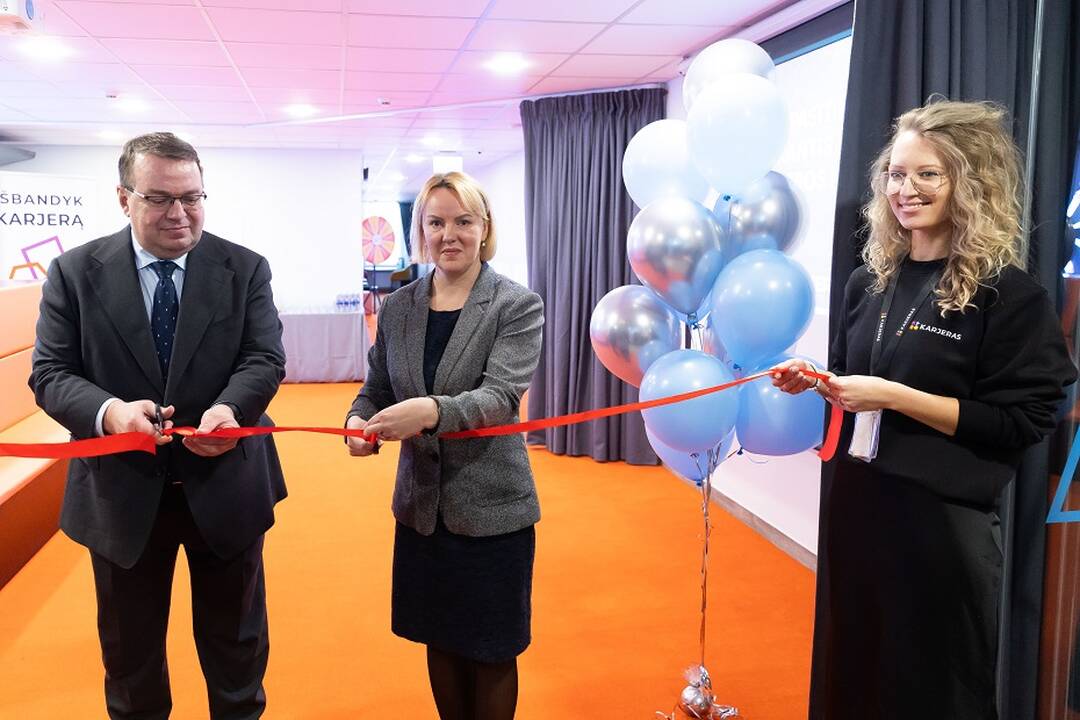 Regioninio karjeros centro „Karjeras“ atidaryme Vilniuje