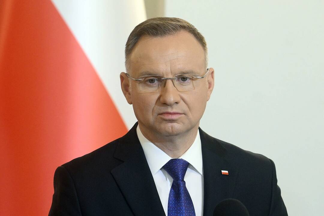 Lenkijos prezidentas Andrzejus Duda.