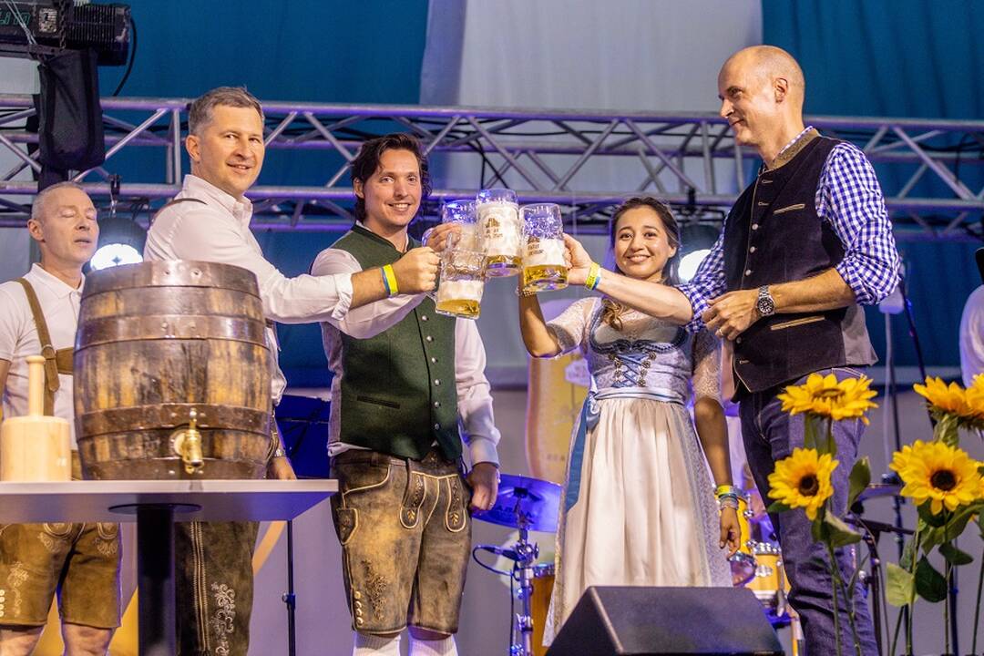 Nuotaika: „Volfas Engelman“ bravoras dviem dienoms tapo bavariškų tradicijų centru. 