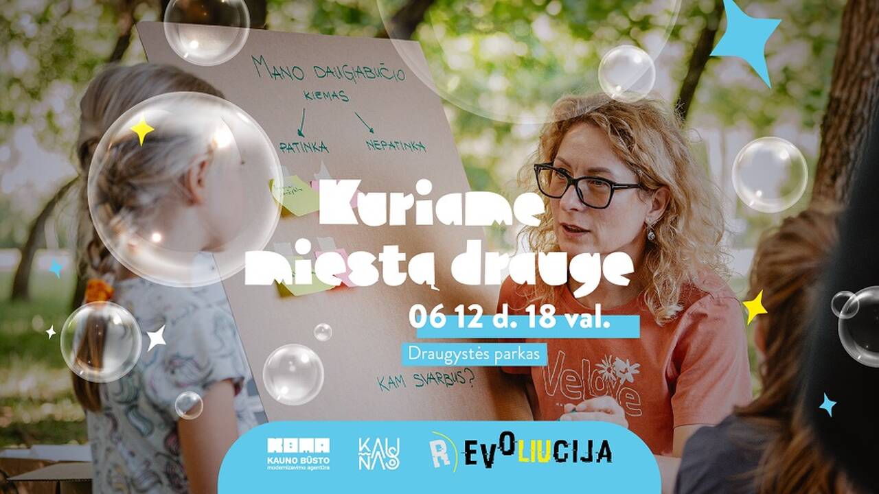 Kviečia vasaroti kartu: dar vienas „Kuriame miestą drauge“ piknikas – birželio 12-ąją!