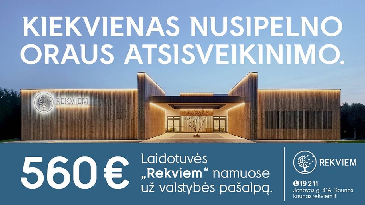 Atsisveikinimo namai „Rekviem“: orios laidotuvės – ir už valstybės pašalpą