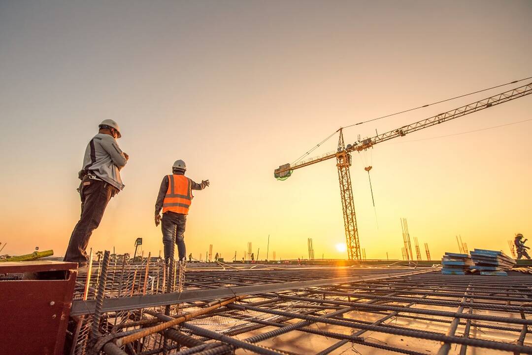 Statybų sąnaudų kainos per mėnesį sumažėjo 0,3 proc.