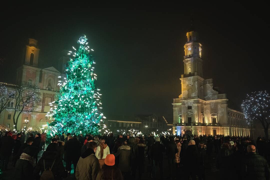 Kaunas pasitiko Naujuosius metus