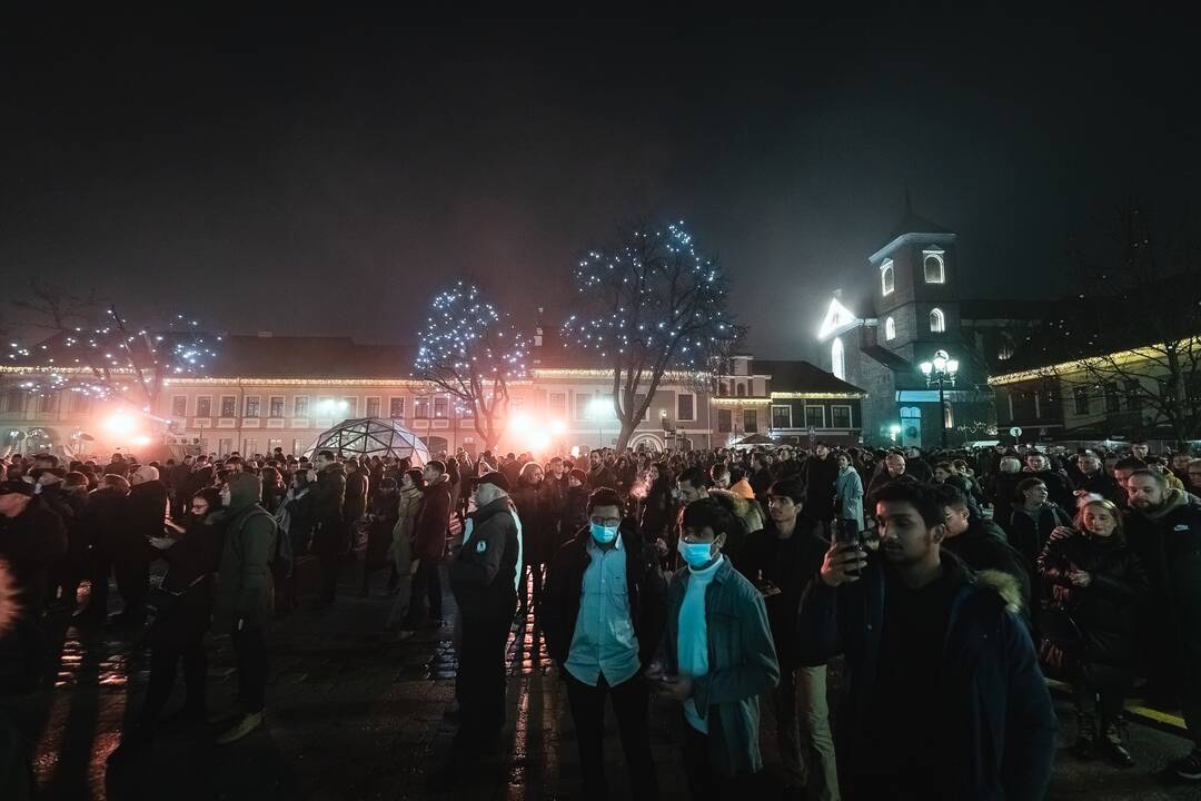 Kaunas pasitiko Naujuosius metus