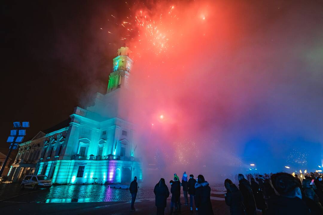 Kaunas pasitiko Naujuosius metus