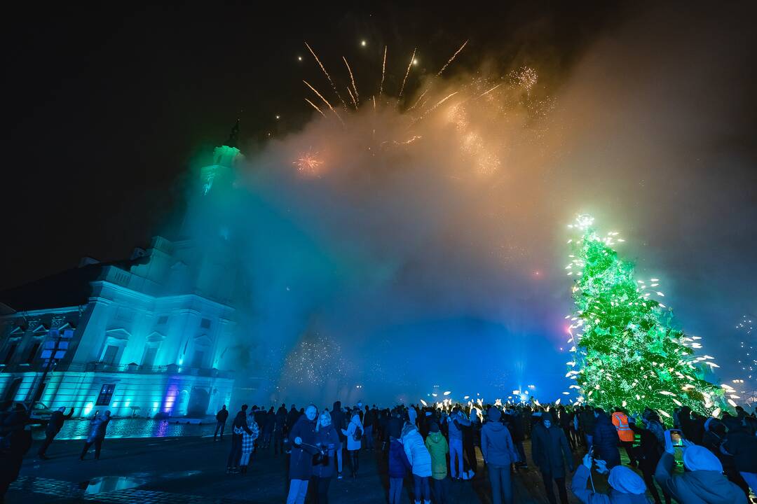 Kaunas pasitiko Naujuosius metus