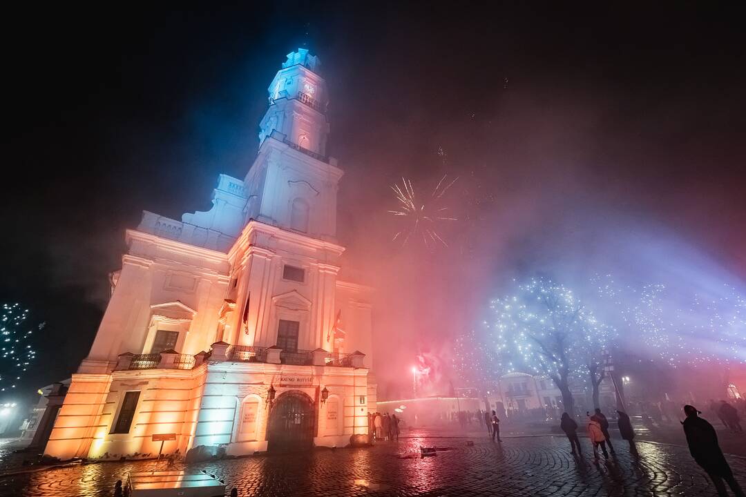 Kaunas pasitiko Naujuosius metus