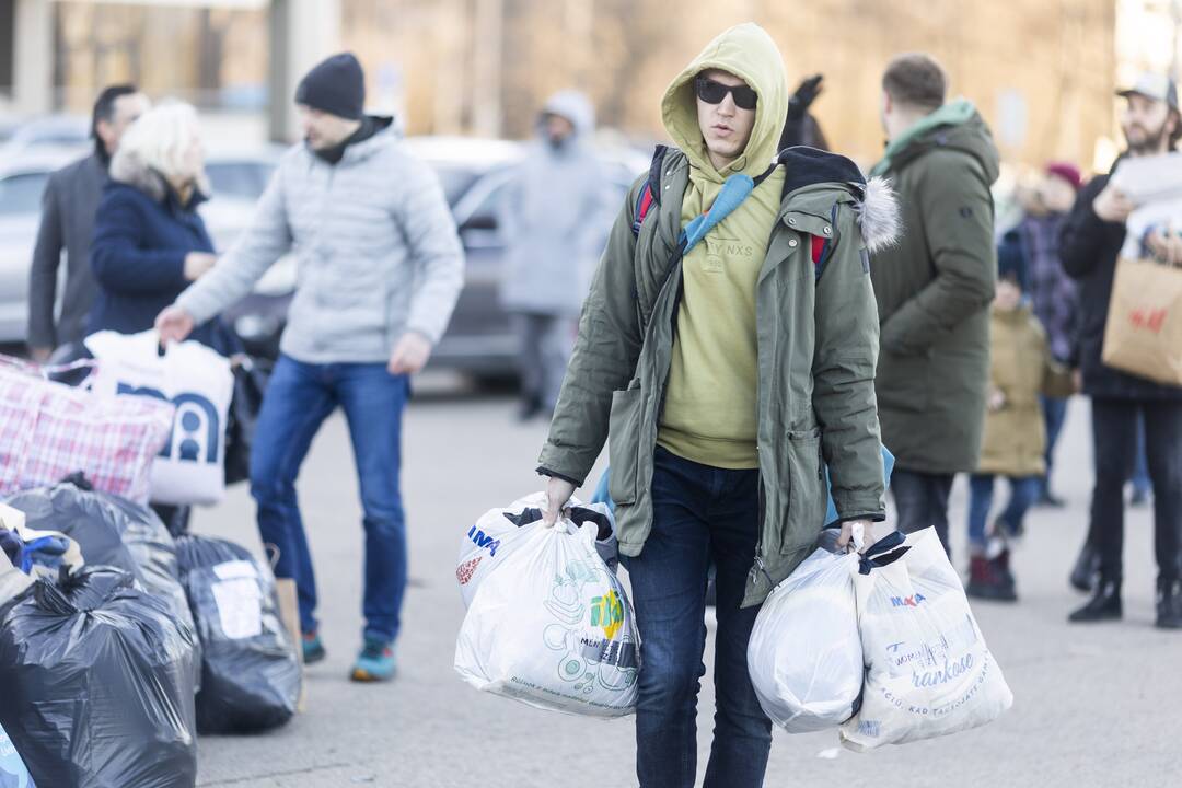 Vilniuje renkama parama nuo karo nukentėjusiems ukrainiečiams