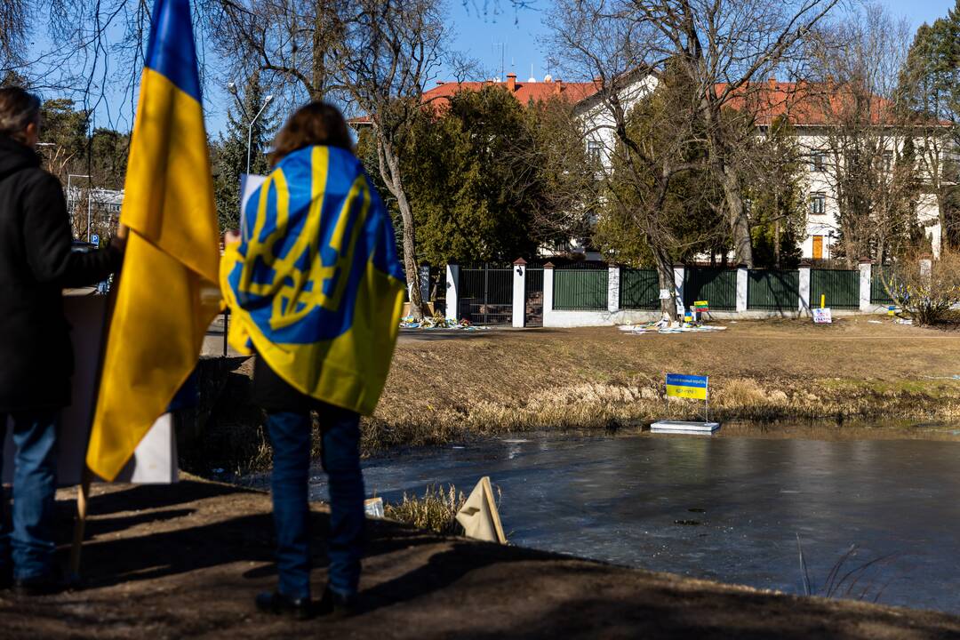  Protesto akcija prieš Rusijos sulaikytą Melitopolio merą