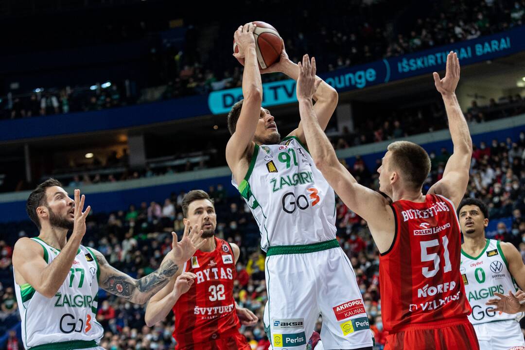 Rungtynės: Vilniaus „Rytas“ prieš Kauno „Žalgirį“