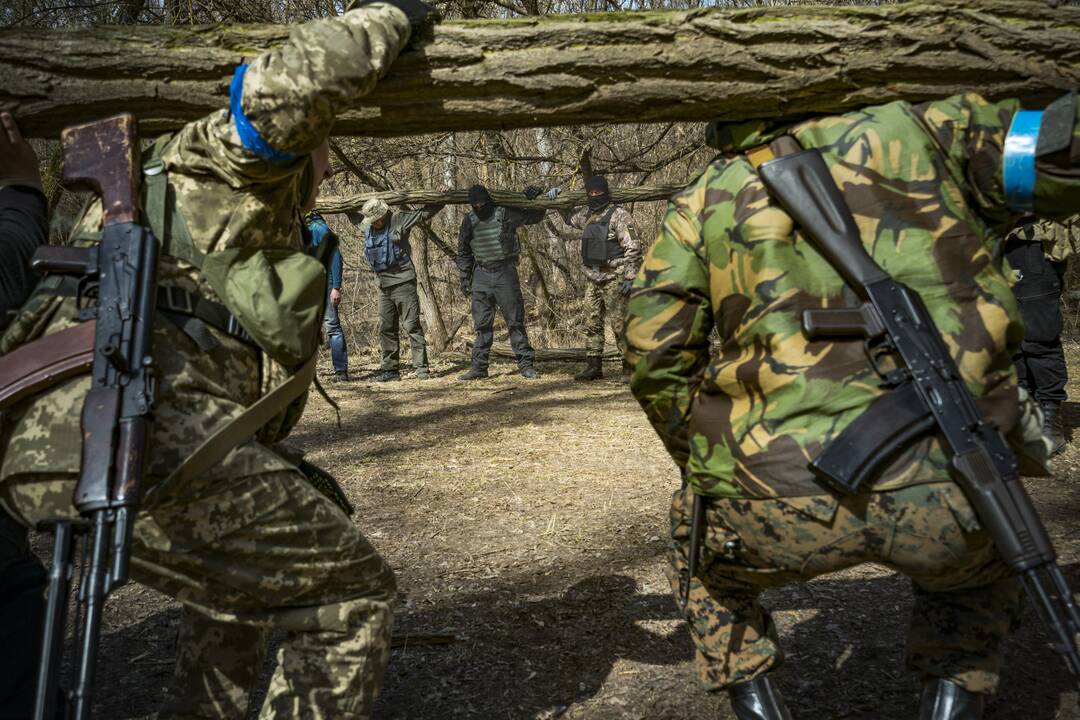 Ukrainos generolai: Rusija nori tęsti karinį aktyvumą Ukrainos rytuose ir pietuose