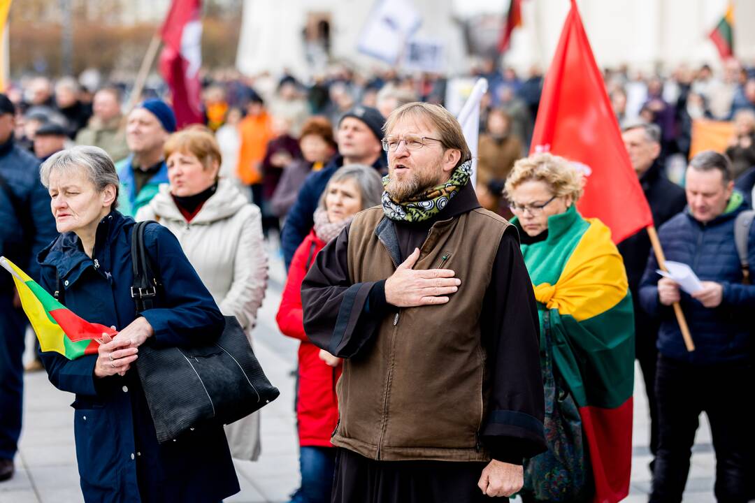 Lietuvos šeimų sąjūdžio mitingas