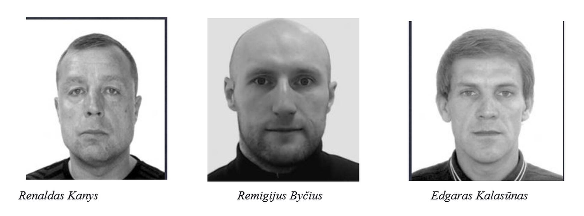 Renaldas Kanys, Remigijus Byčius, Edgaras Kalasūnas